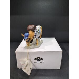 Cow Parade Out of Cow Towner Cow Figurine, Westland Giftware, #9121, Box &‎ Tag